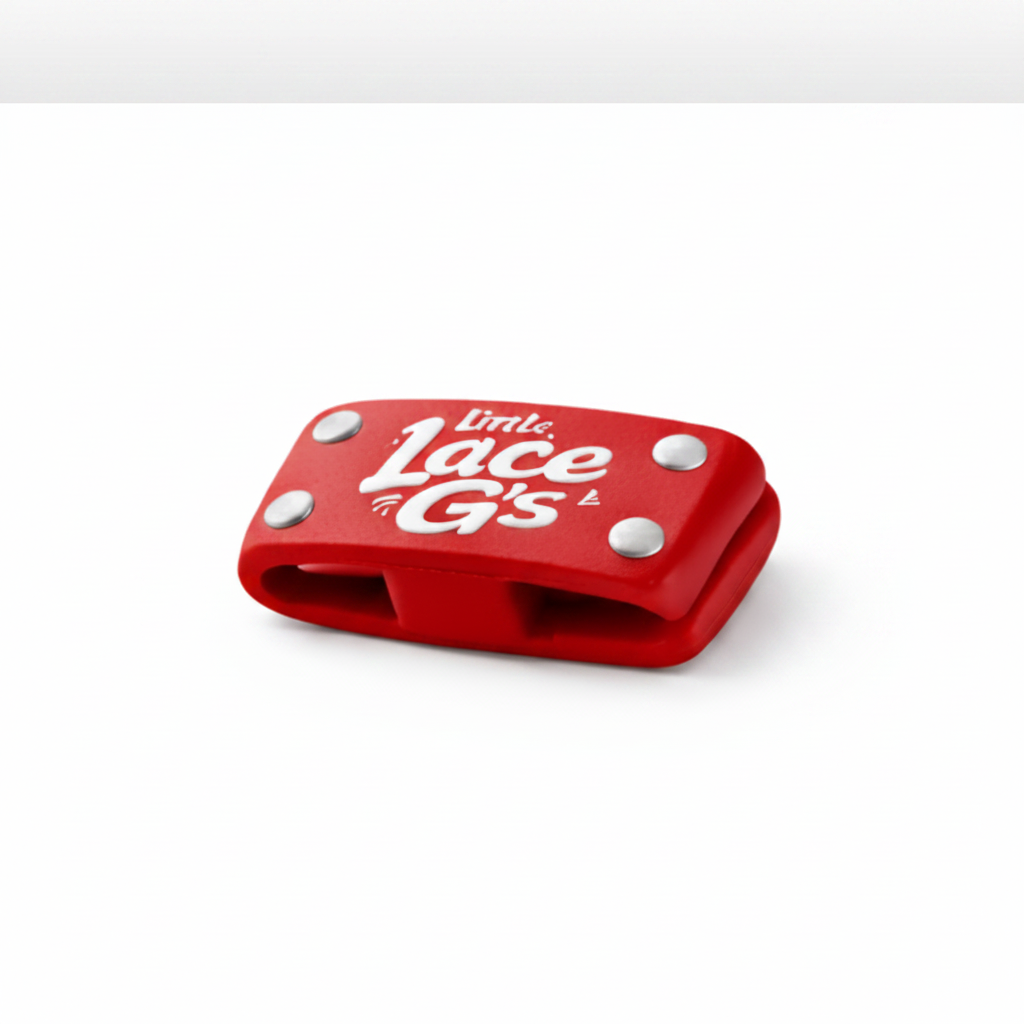 Magnetic quality shoe lace holder.